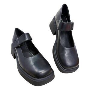 Vagabond Shoemakers Dorah Black Leather Chunky Mary Jane